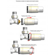 Термостатическая головка MINI Diamant, цвет черный RAL 9005 (601100033)