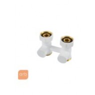 Узел подключения прямой Schlosser, цвет белый RAL 9016 (600700022)