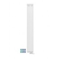 Радиатор KZTO серия QUADRUM 40 V-1750-6 R нижнее правое подключение цвет белый муар