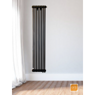 Радиатор Arbonia 2180/8 секций нижнее подключение цвет черный RAL 9005 MATT