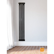 Радиатор Arbonia 2180/6 секций боковое подключение цвет черный RAL 9005 MATT