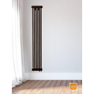 Радиатор Arbonia 3180/6 секций нижнее подключение цвет черный RAL 9005 MATT