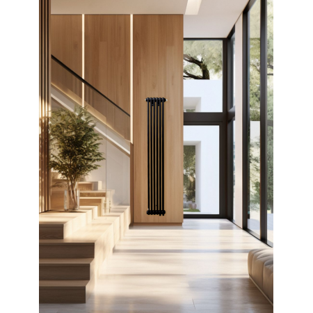 Радиатор Arbonia 3180/6 секций нижнее подключение цвет черный RAL 9005 MATT Радиатор Arbonia 3180/6 секций нижнее подключение цвет черный RAL 9005 MATT