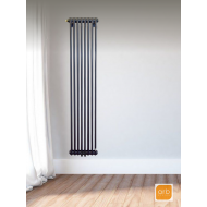 Радиатор Arbonia 2180/8 секций нижнее центральное подключение цвет антрацит RAL 7016