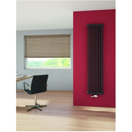 Радиатор Arbonia 2180/6 секций нижнее центральное подключение цвет черный матовый RAL 9005 MT Радиатор Arbonia 2180/6 секций нижнее центральное подключение цвет черный матовый RAL 9005 MT